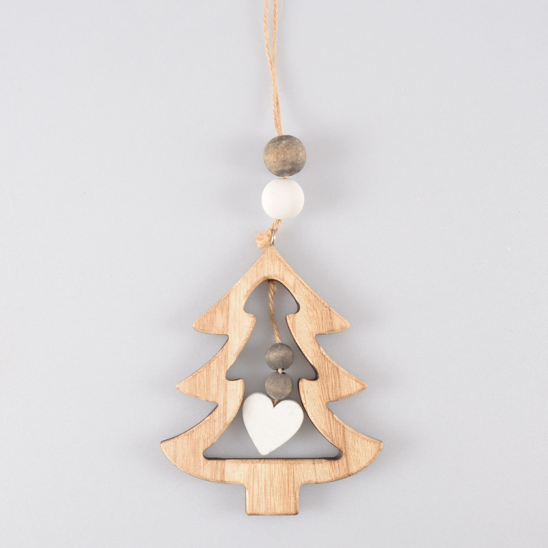 Suspension sapin en bois 