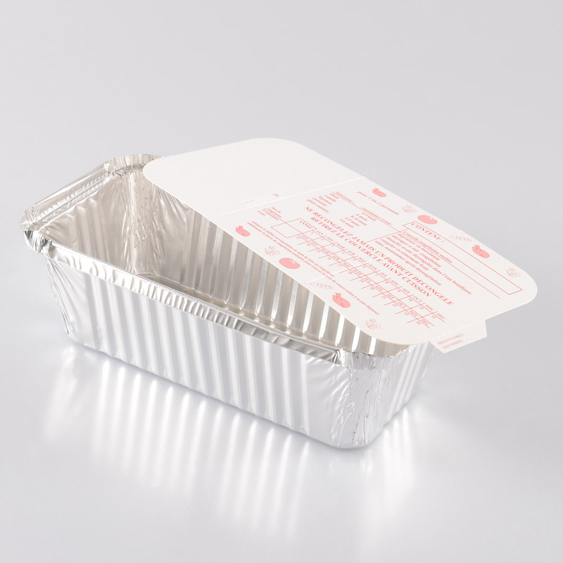 5 barquettes en aluminium