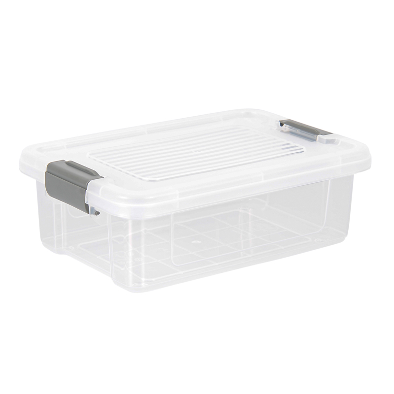 Bac de rangement plat transparent 1,50L