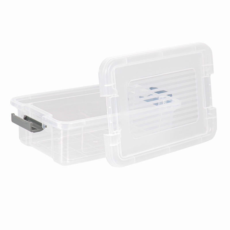 Bac de rangement plat transparent 1,50L