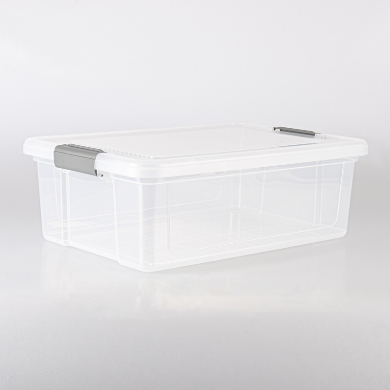 Caisse de rangement plastique transparent 17 litres