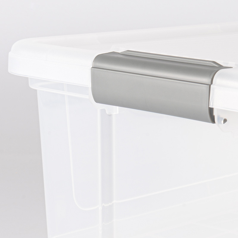 Bac de rangement plat transparent 20L
