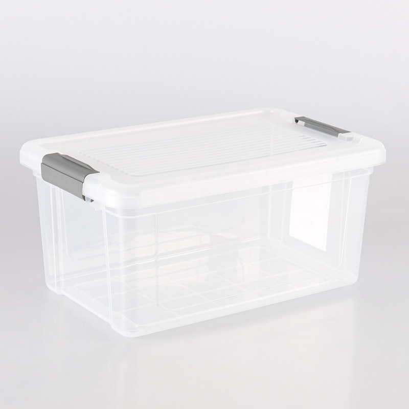 Bac de rangement transparent 9L transparent 9l 23x35x16,5cm - L'Incroyable