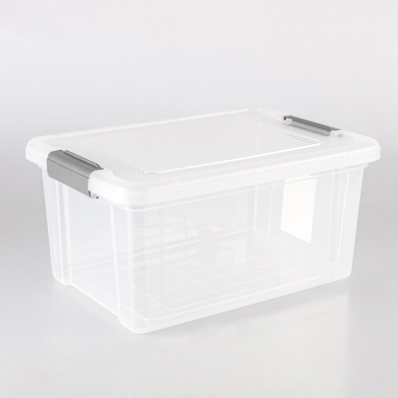 Bac de rangement transparent 16L