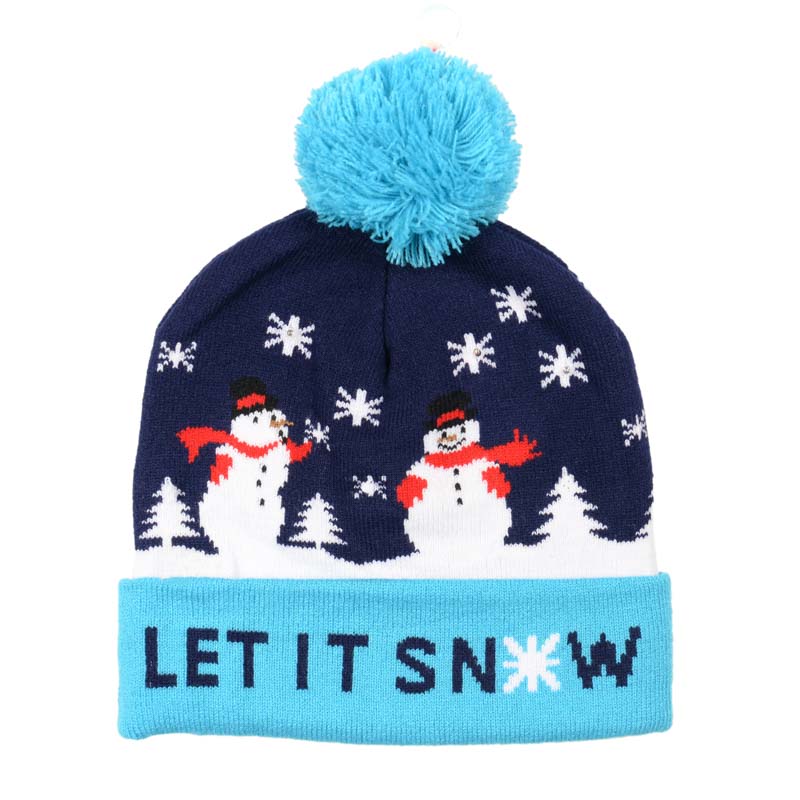 Bonnet de Noël lumineux adulte