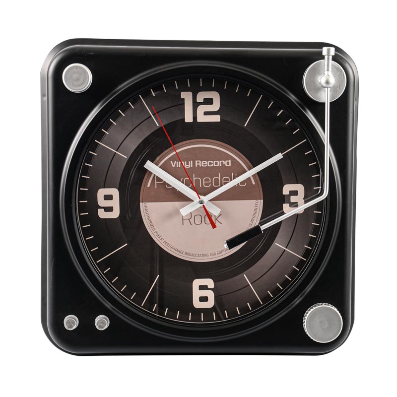 Horloge 'Rock Music' noire