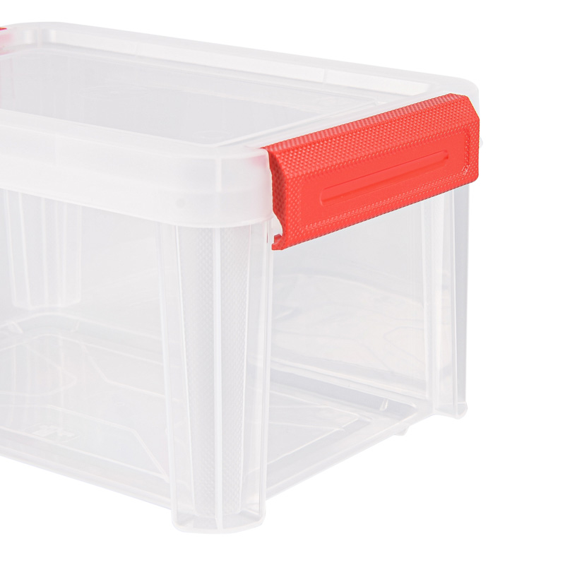 Bac de rangement avec couvercle ClipNStore 17L transparent