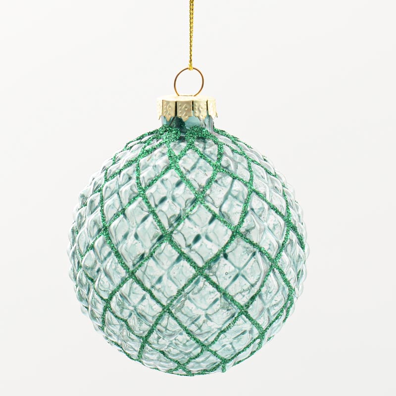 Boule de Noël 'Holly Jolly'