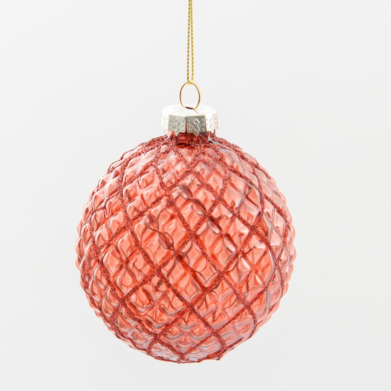 Boule en verre 'Holly Jolly'