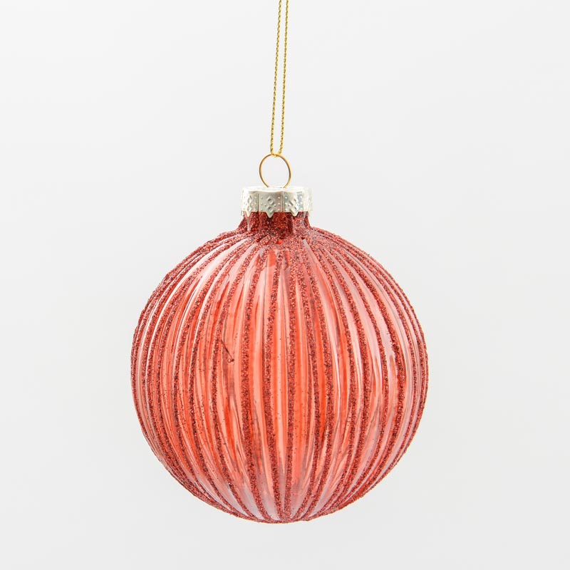Boule en verre 'Holly Jolly'