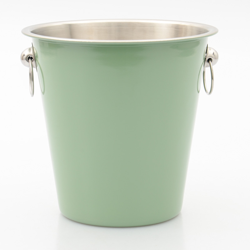 Seau à champagne vert d'eau