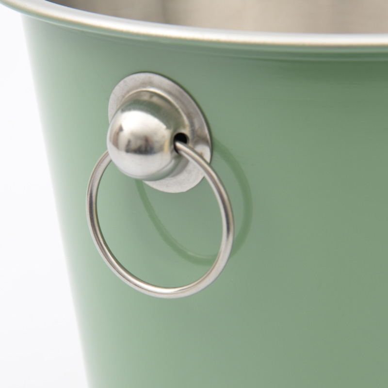 Seau à champagne vert d'eau