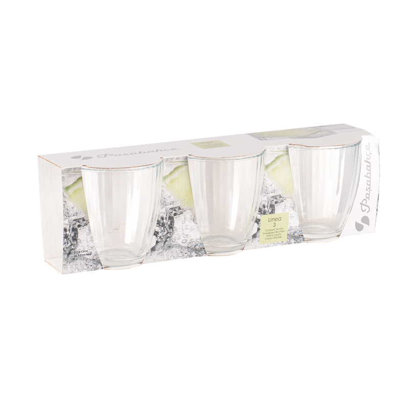 3 verres 'Linéa'