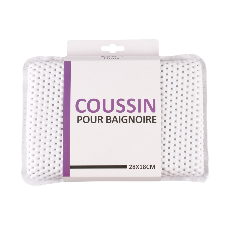 Coussin pour baignoire blanc