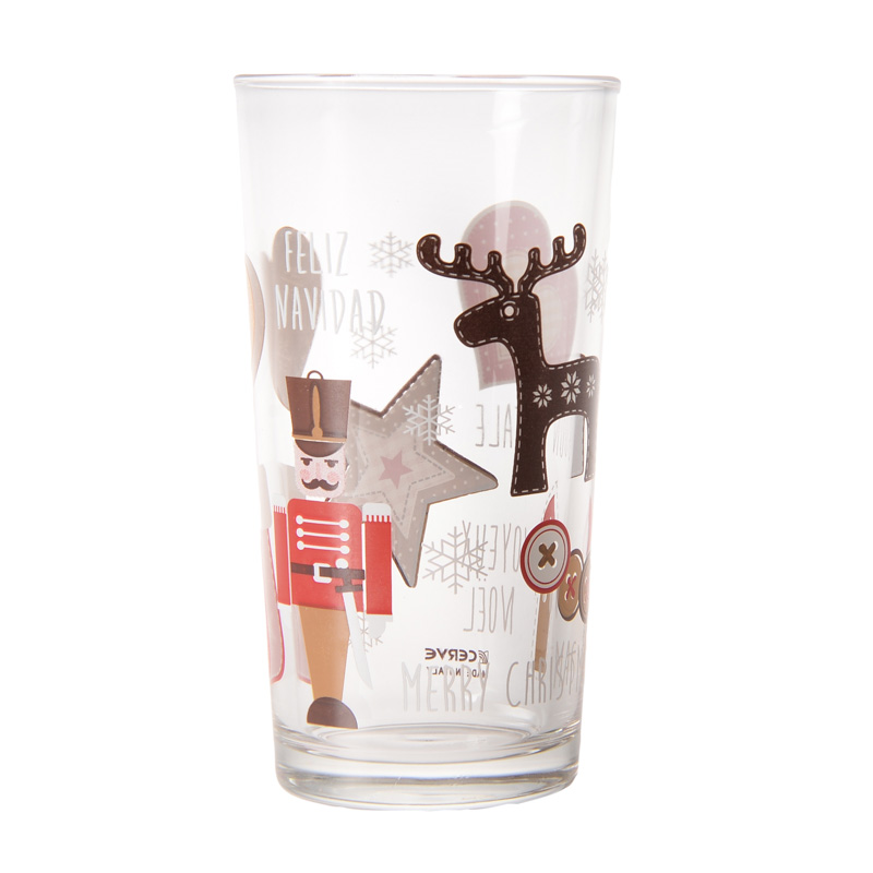 6 verres 'Christmas Stickers'
