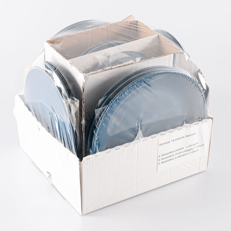 Set de 18 assiettes
