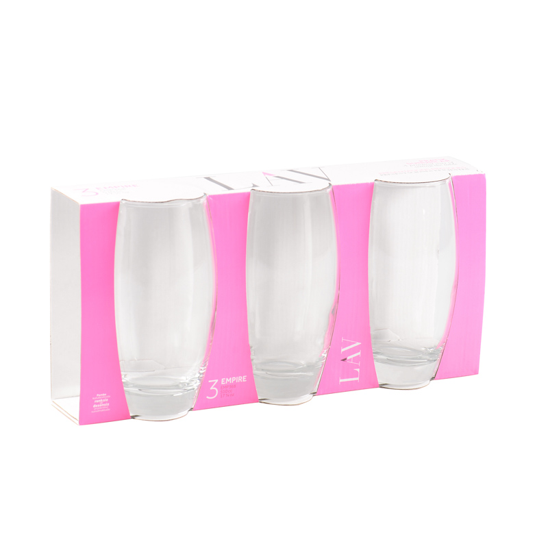 3 verres 'Empire'