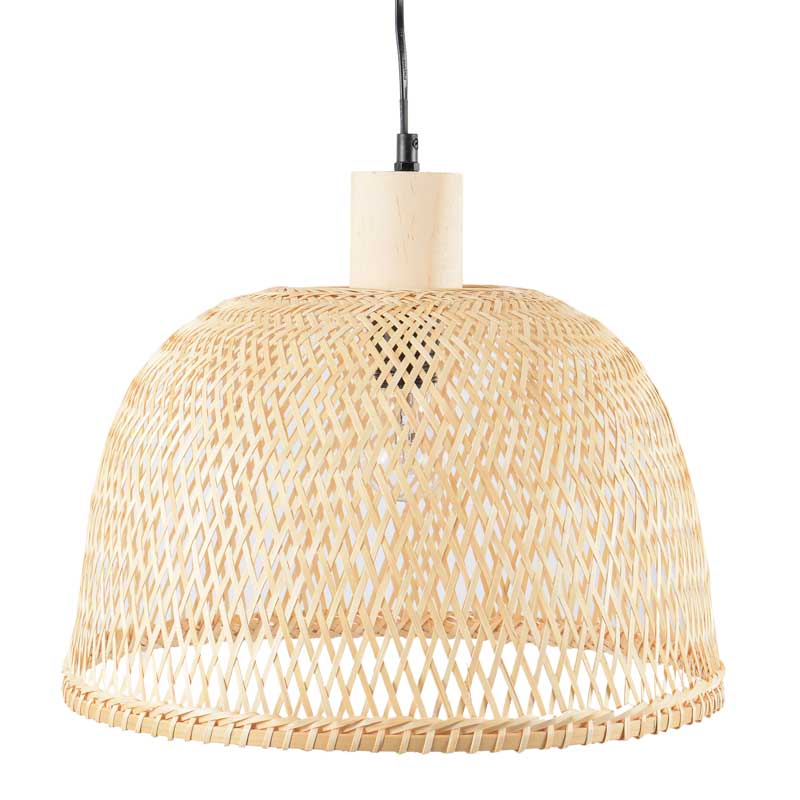 Suspension 'Magdalena' en bambou beige