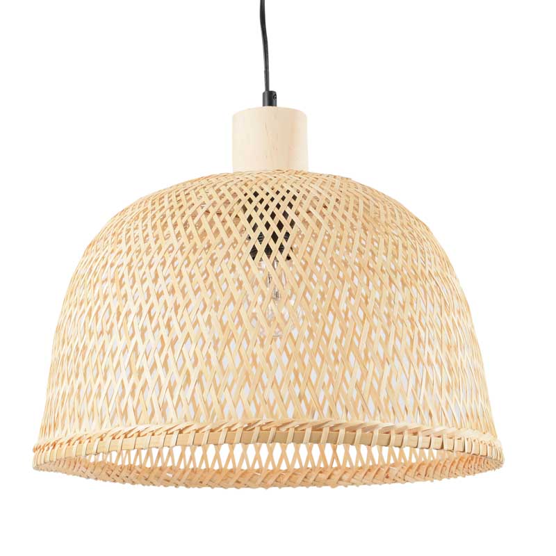 Suspension 'Magdalena' en bambou beige