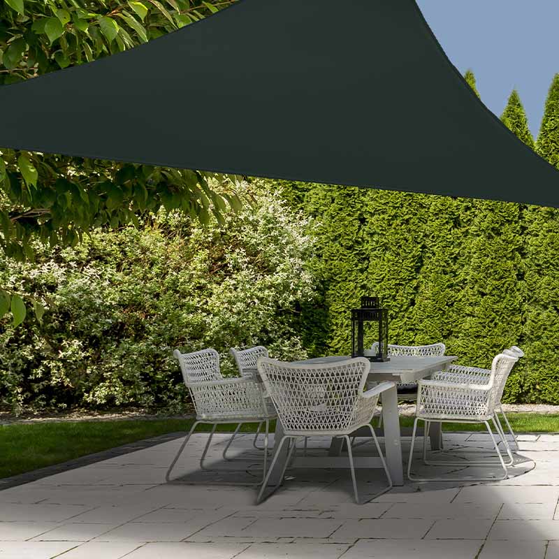 Voile d'ombrage 'Triangle' anthracite