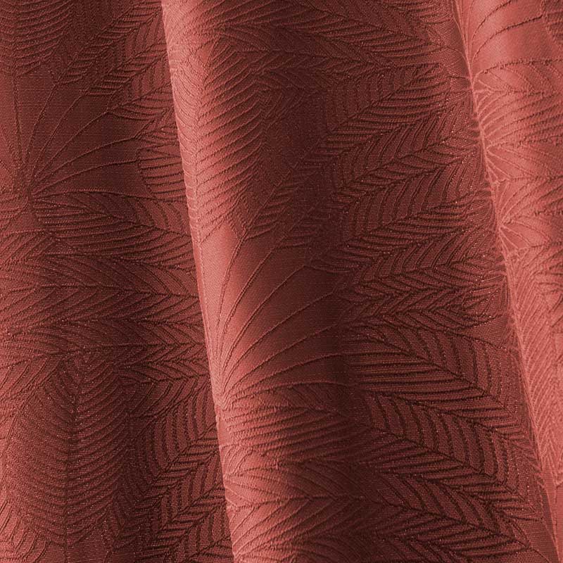 Rideau jacquard 'Matahi' terracotta