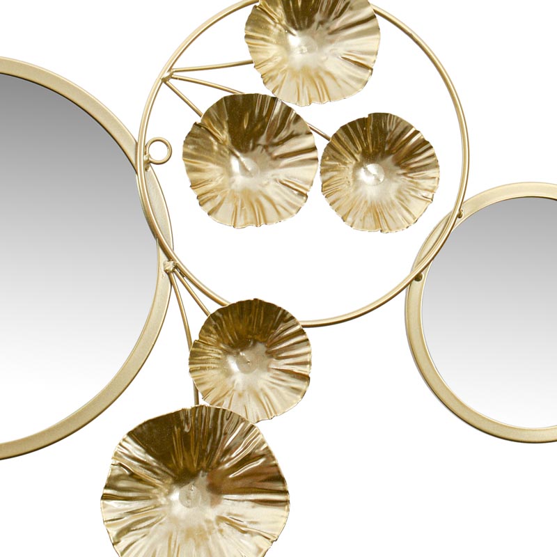 Miroir triple 'Nymphéa'