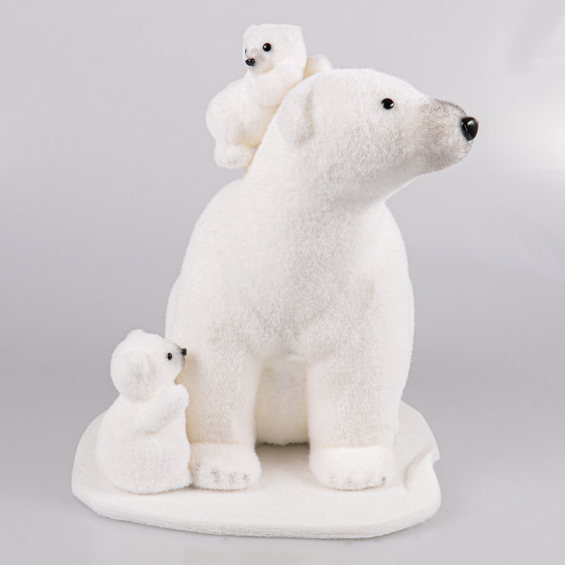 Maman ours avec ourson 'Arctic' - L'Incroyable