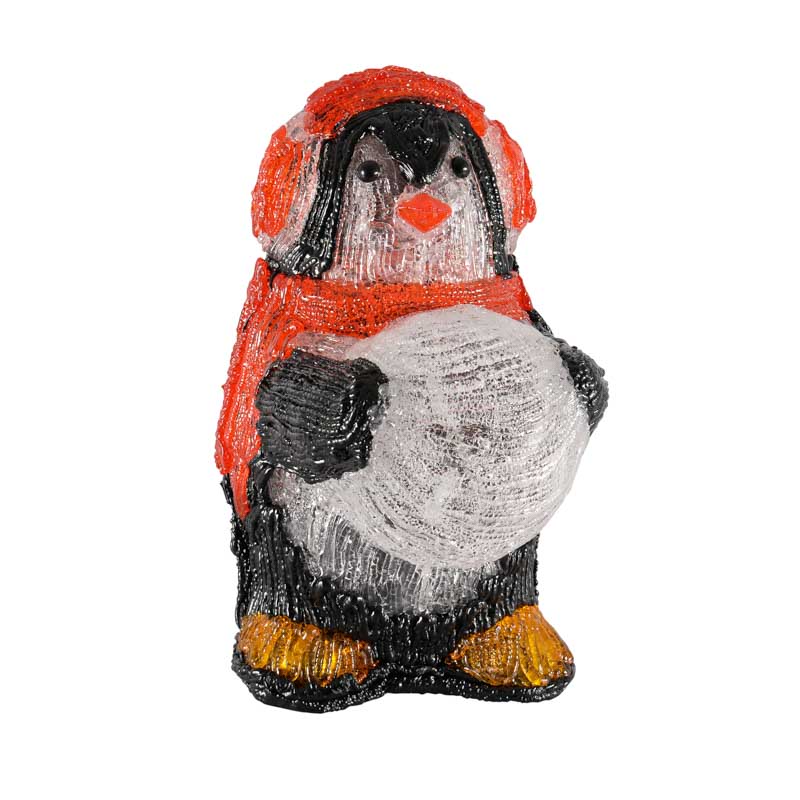 Pingouin lumineux 30 LED blanches