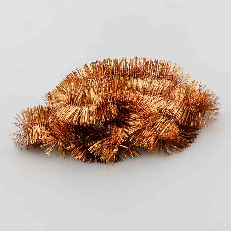 Guirlande fils brillante marron et dorée 