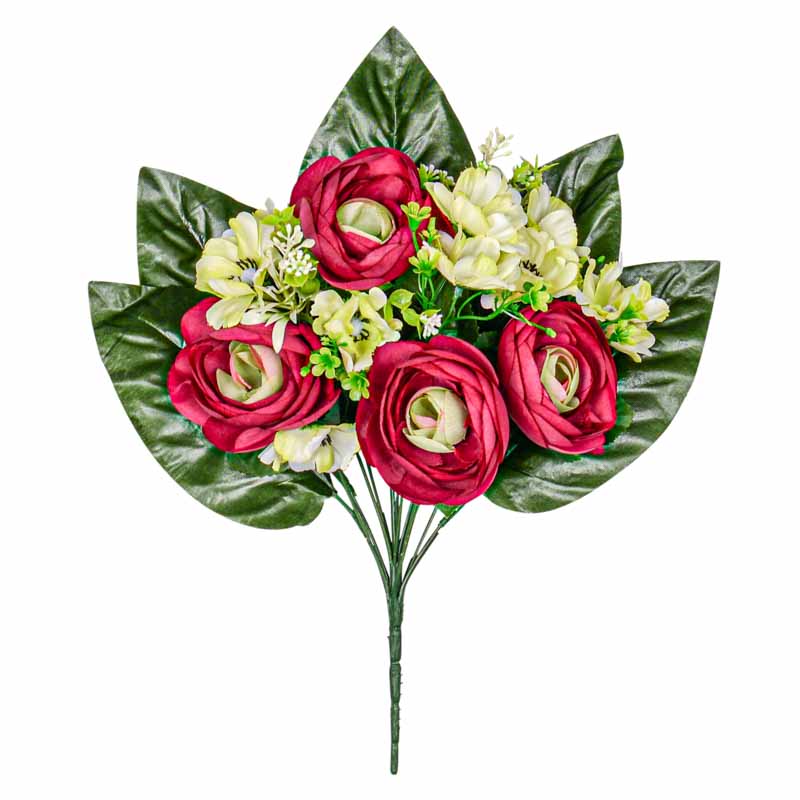Bouquet de renoncules et d'anémones