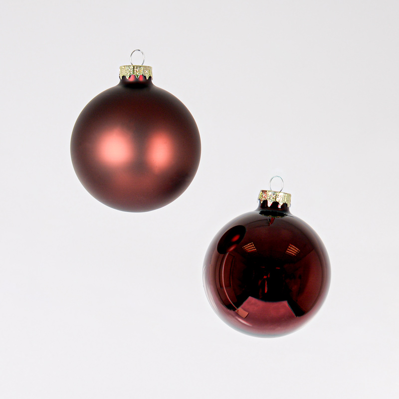 Lot de 6 boules 'Forêt Enchantée'