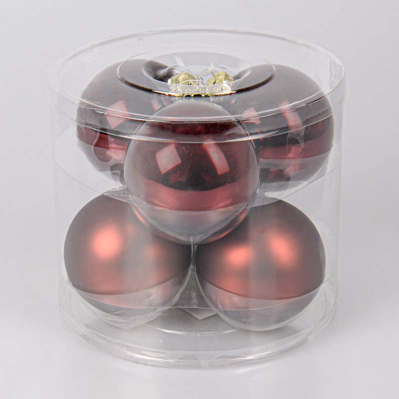 Lot de 6 boules 'Forêt Enchantée'