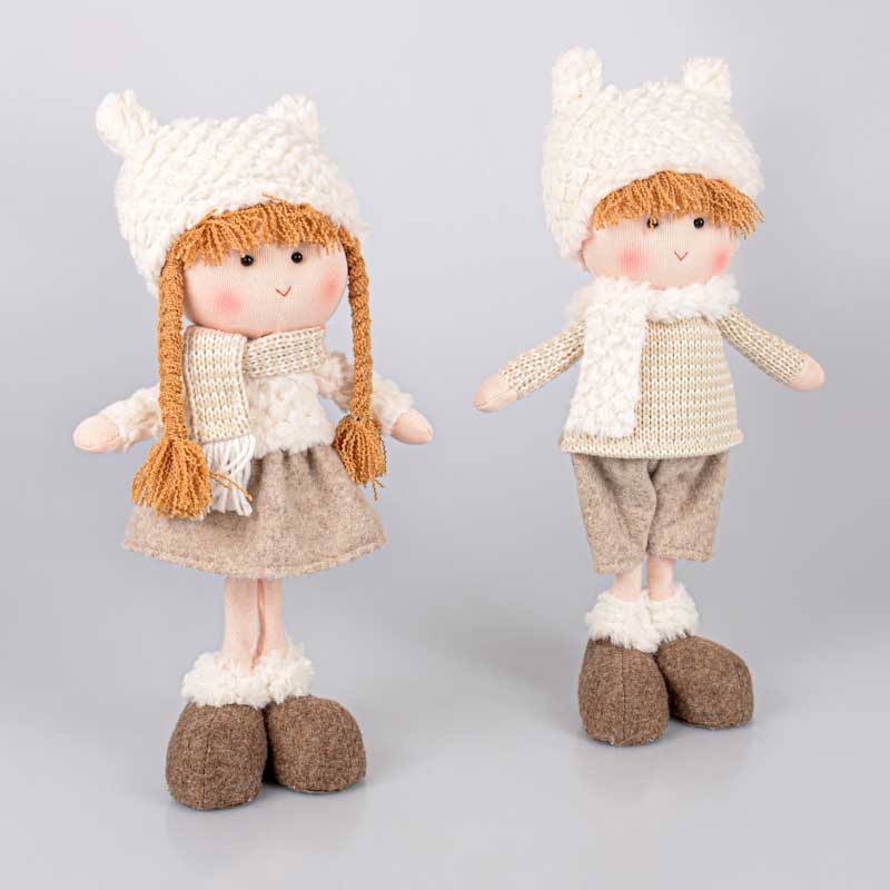 Pantin debout 'Forêt Enchantée' beige