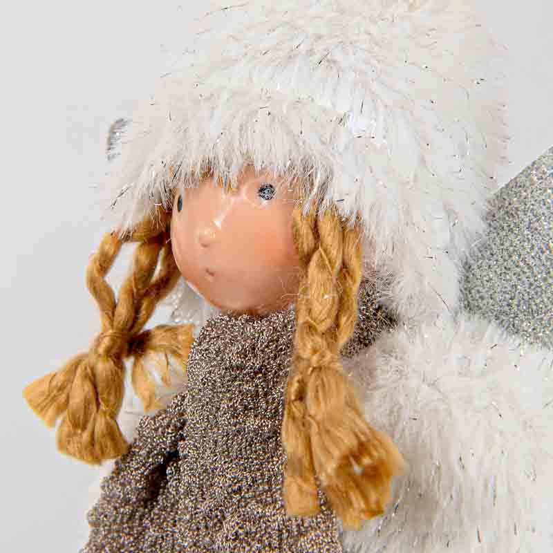 Fillette à suspendre 'Féerique' blanche