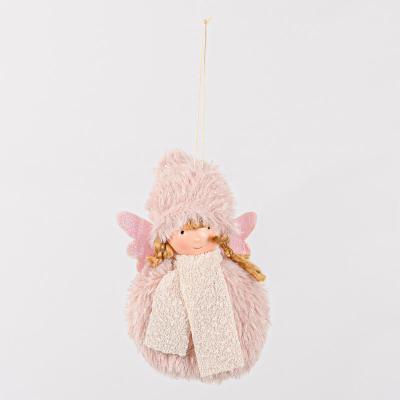 Fillette à suspendre 'Féerique' rose
