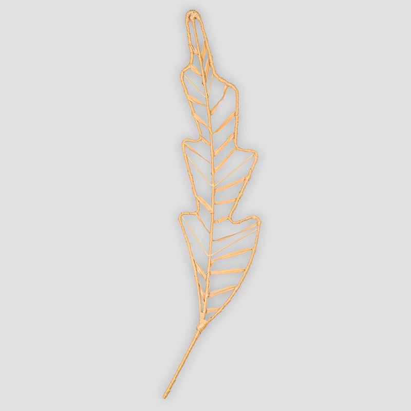 Feuille décorative imitation osier