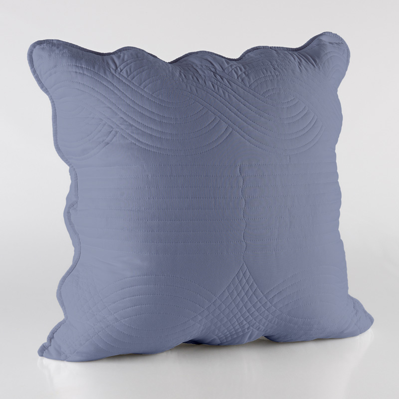 Housse d'oreiller 'Wave' bleu marine