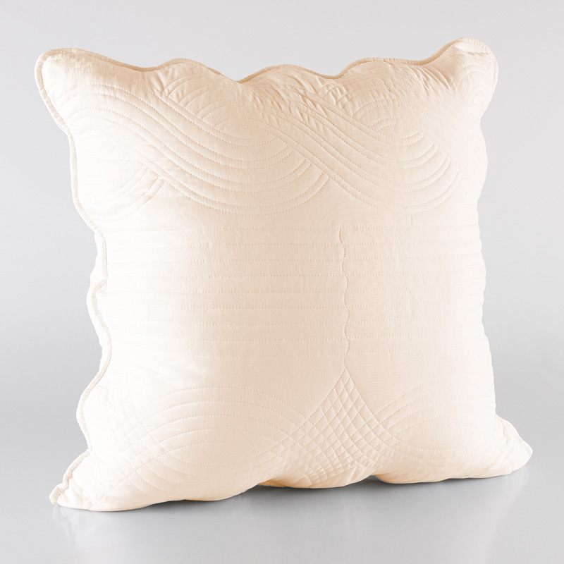 Housse d'oreiller 'Wave' beige