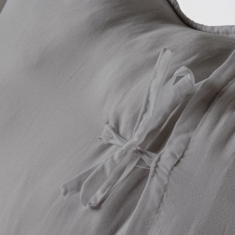 Housse d'oreiller 'Wave' gris