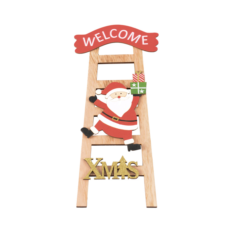 Décoration échelle 'Holly Jolly'