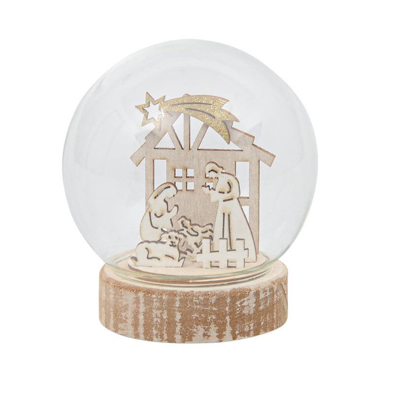 Crèche boule à LED 'Nativity'