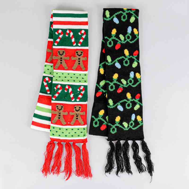 Écharpe de Noël à LED pour adulte