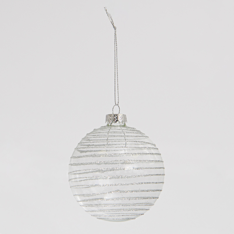 Boule en verre transparente  