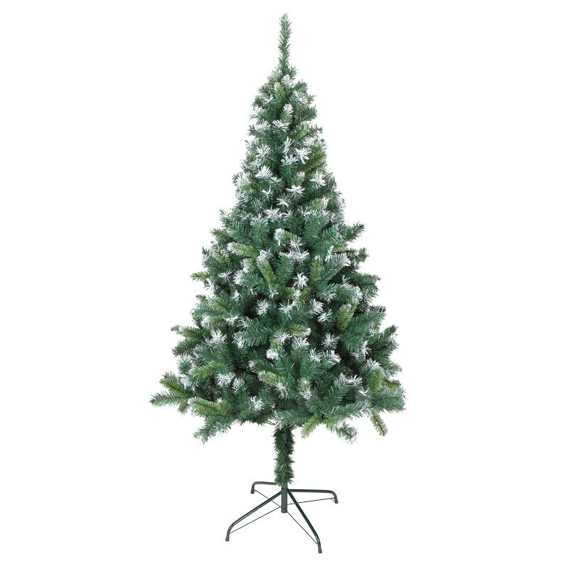 Sapin vert effet neige 480 branches vert 180cm - L'Incroyable