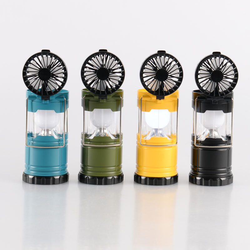 Lampe de camping avec ventilateur
