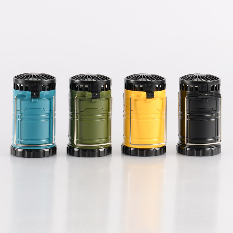 Lampe de camping avec ventilateur