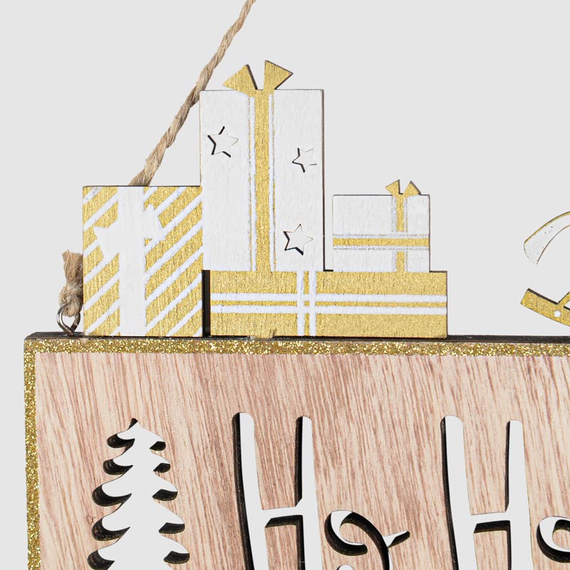 Panneau à suspendre 'Ho ho ho'