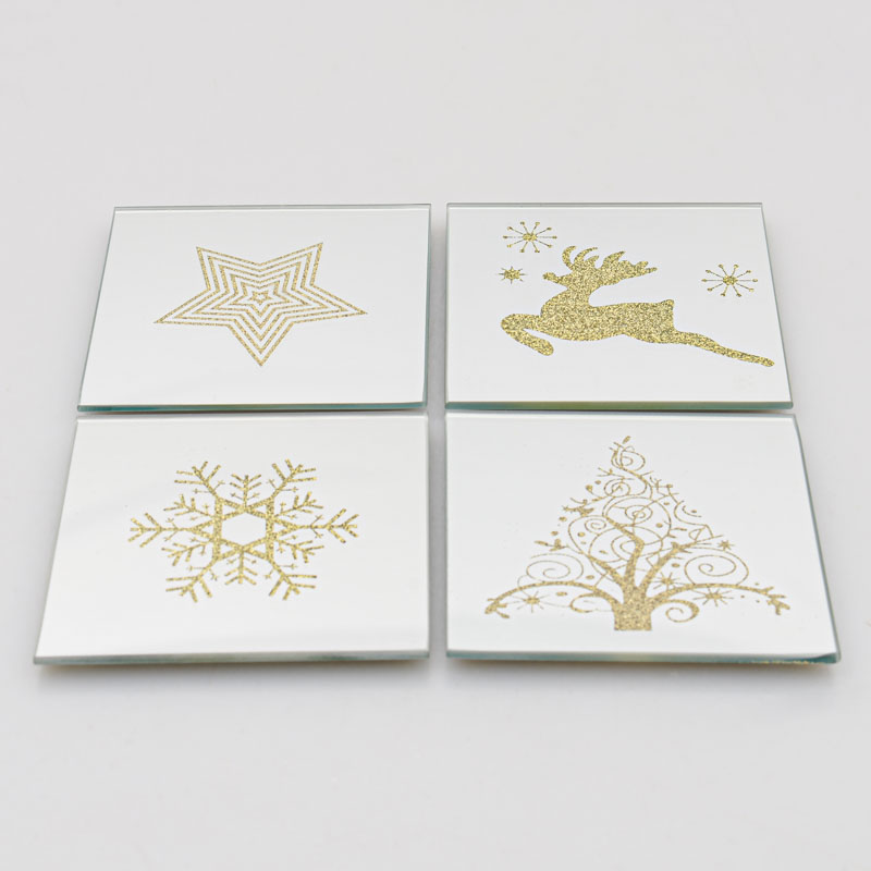 4 dessous de verre de Noël 