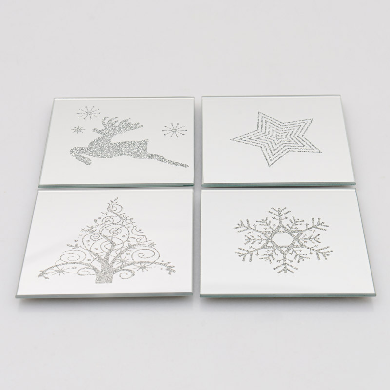 4 dessous de verre de Noël 