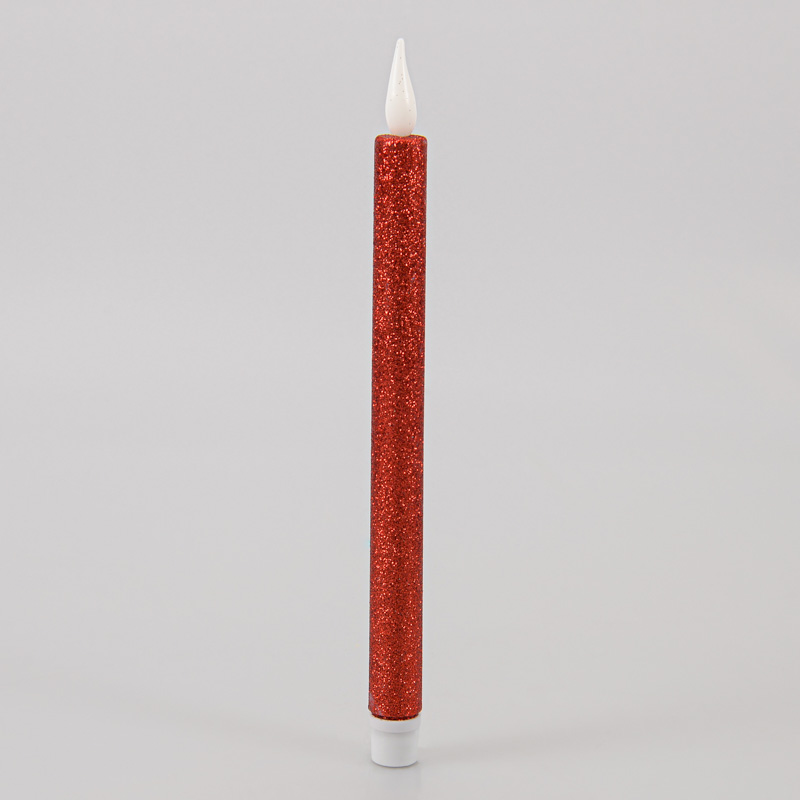 Bougie flambeau à LED couleur rouge